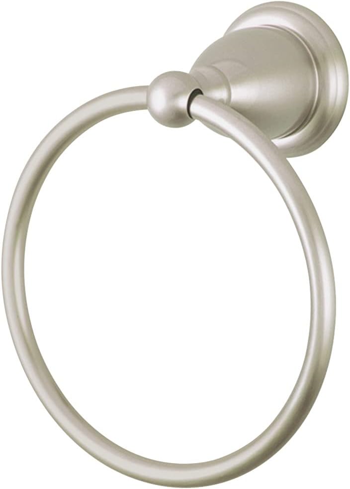 Kingston Brass BA1754PB Heritage Towel-Ring, 7-3/4" Length, Polished Brass