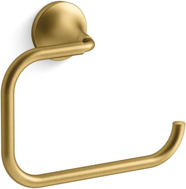 Kohler K27428-CP Tone 8-7/8" Wall Mounted Towel Ring Polished Chrome