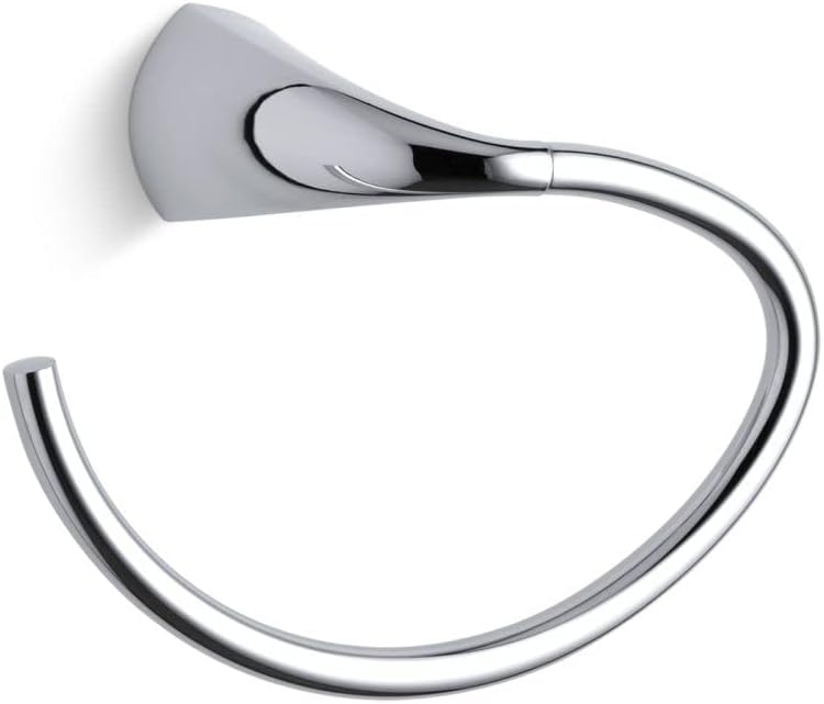 KOHLER Towel Ring, Bathroom-Towel Ring, Alteo Collection, Polished Chrome, K-37057-CP