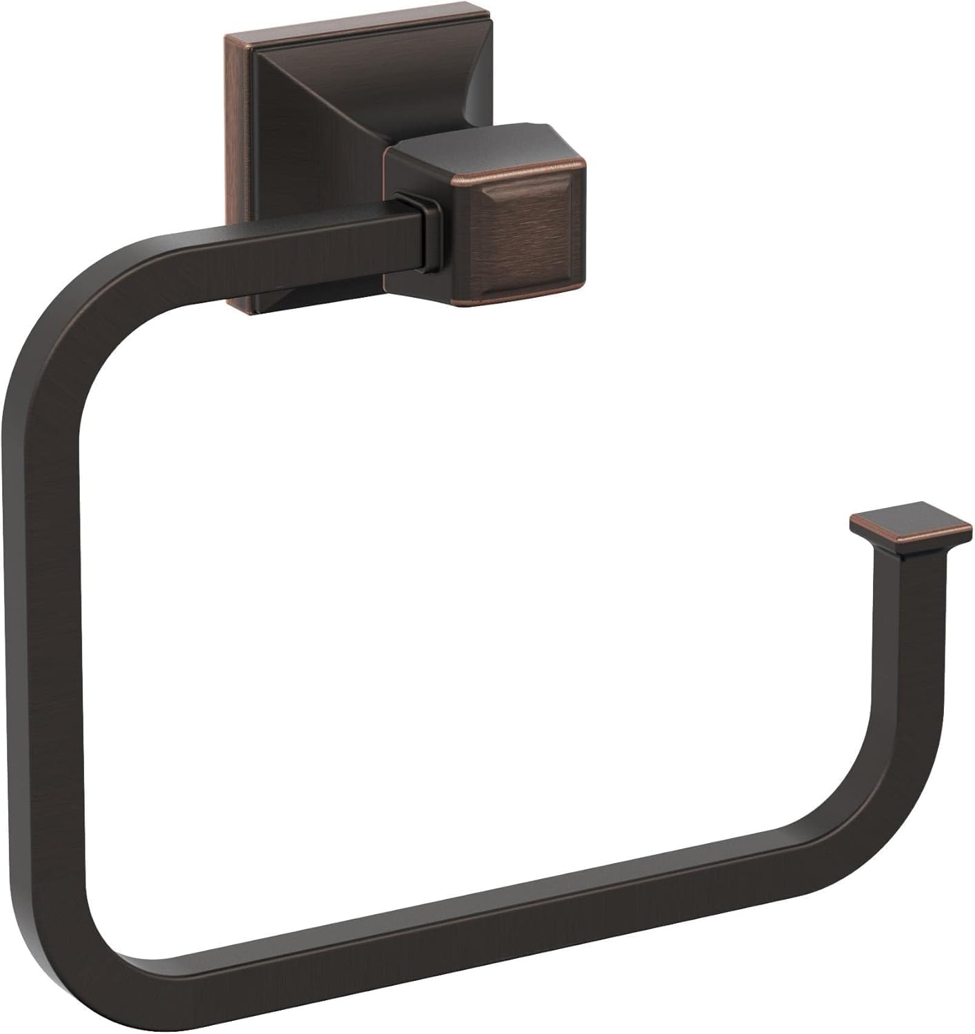 Amerock Mulholland Polished Nickel Open Towel Ring, BH36022PN
