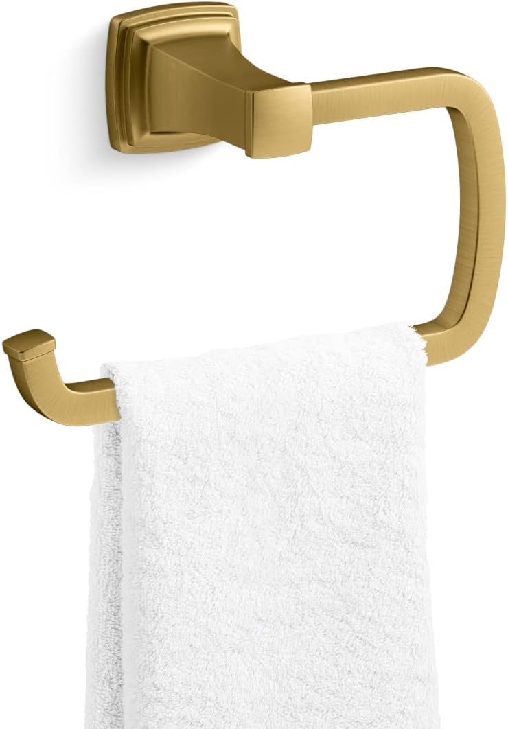Kohler 27411-2MB Riff® Double Robe Hook, Vibrant Brushed Moderne Brass