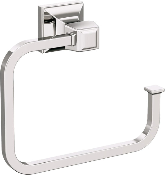 Amerock Mulholland Polished Nickel Open Towel Ring, BH36022PN
