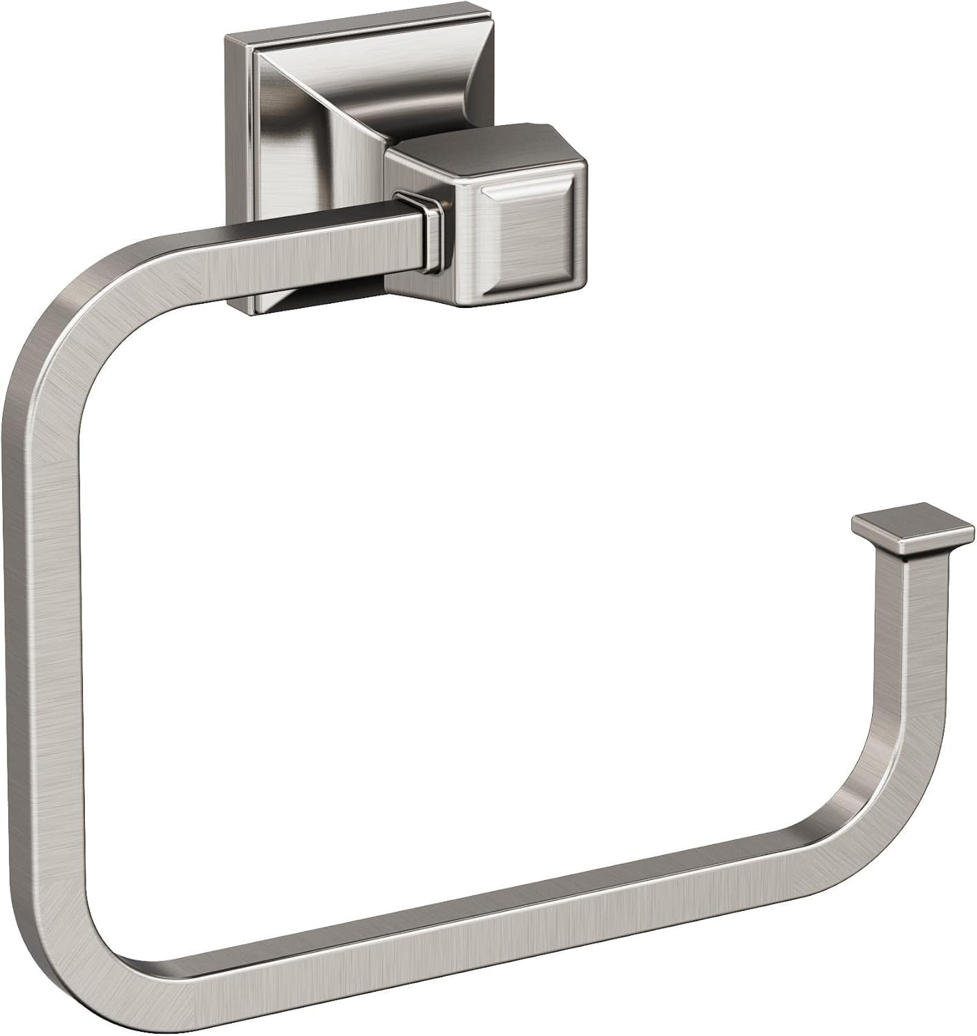 Amerock Mulholland Polished Nickel Open Towel Ring, BH36022PN
