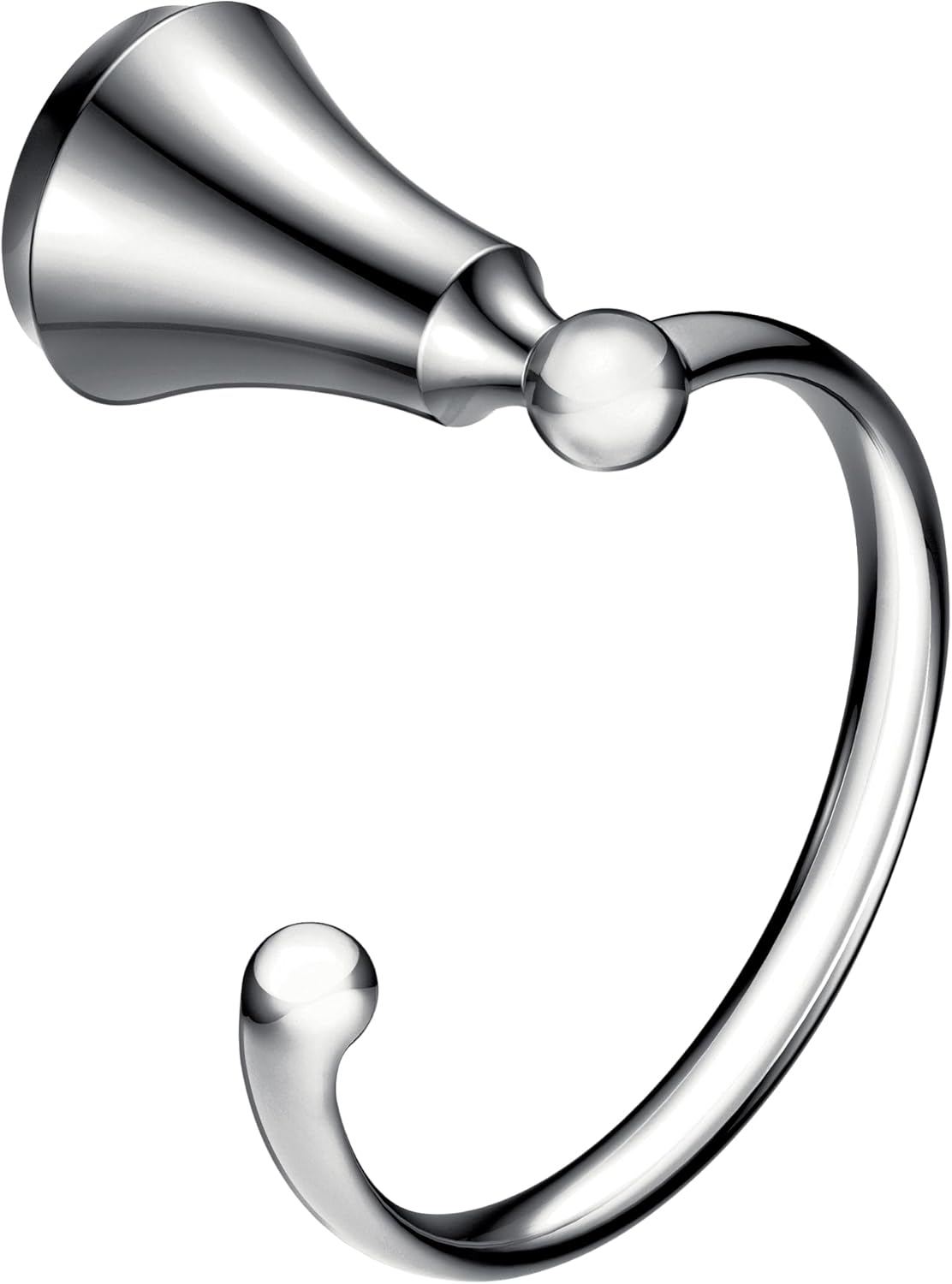 Moen YB5286BN Wynford Bathroom Hand Towel Ring, Brushed Nickel