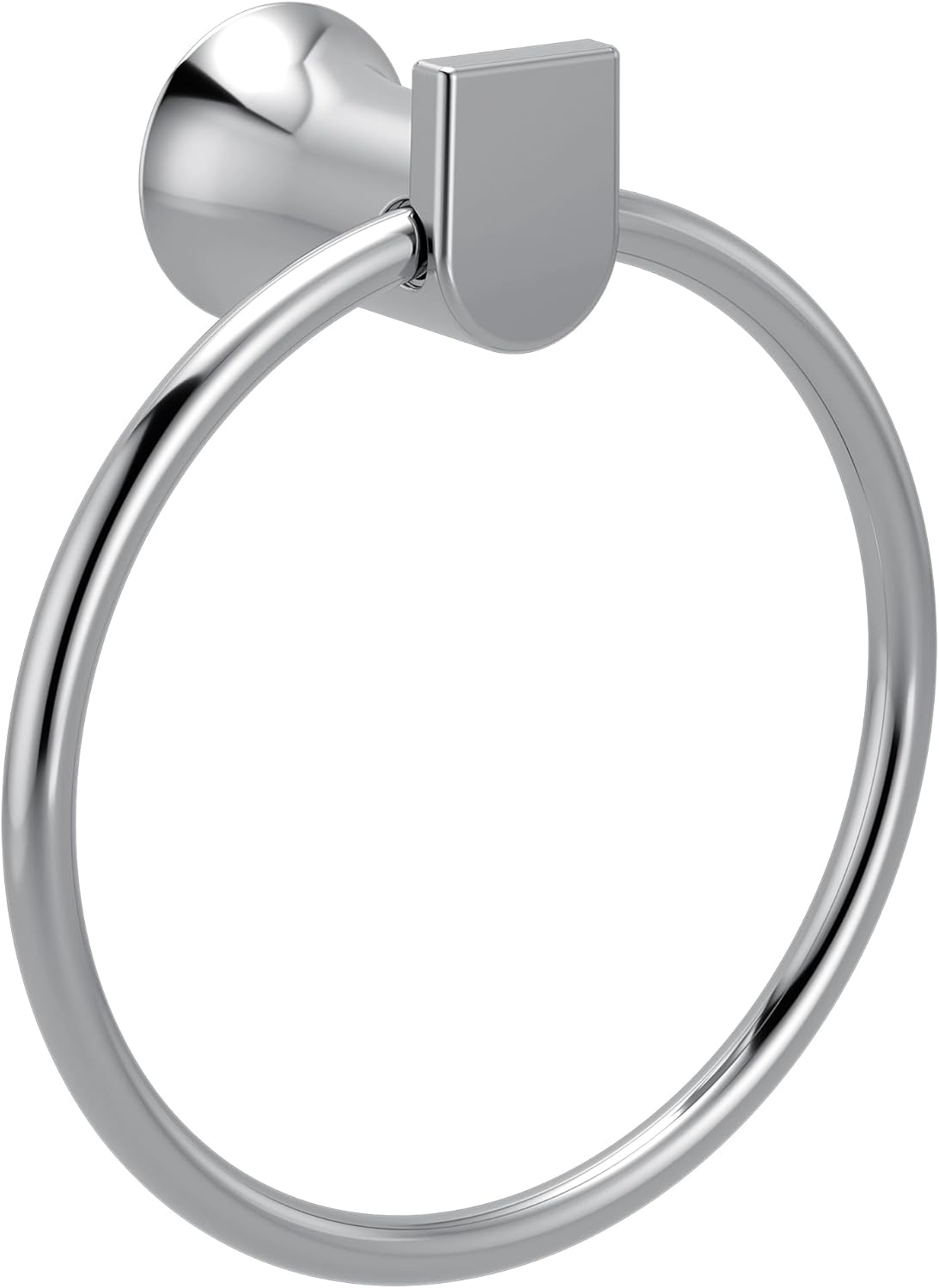 Moen Genta LX Chrome Modern Wall Mount Bathroom Hand Towel Ring, BH3885CH