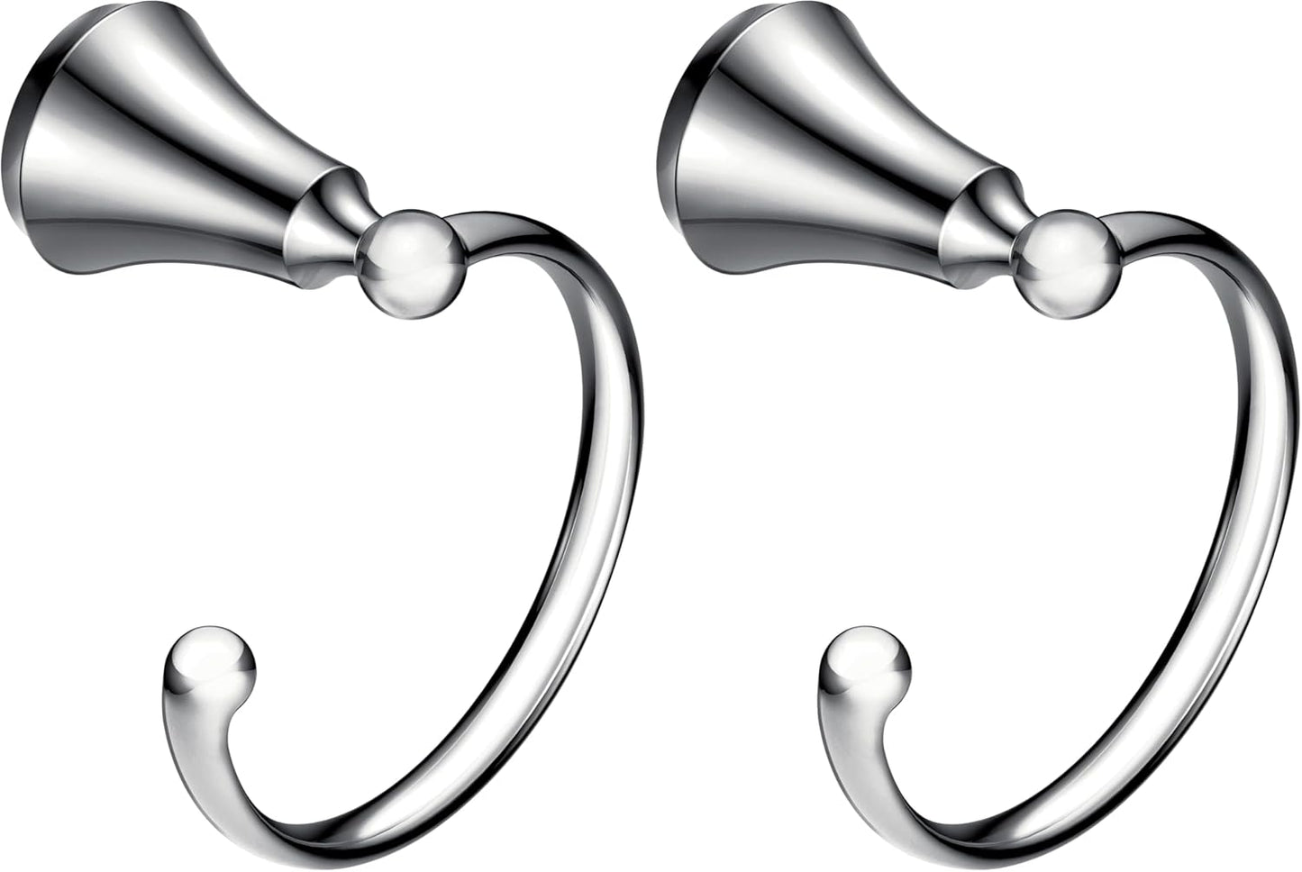 Moen YB5286BN Wynford Bathroom Hand Towel Ring, Brushed Nickel