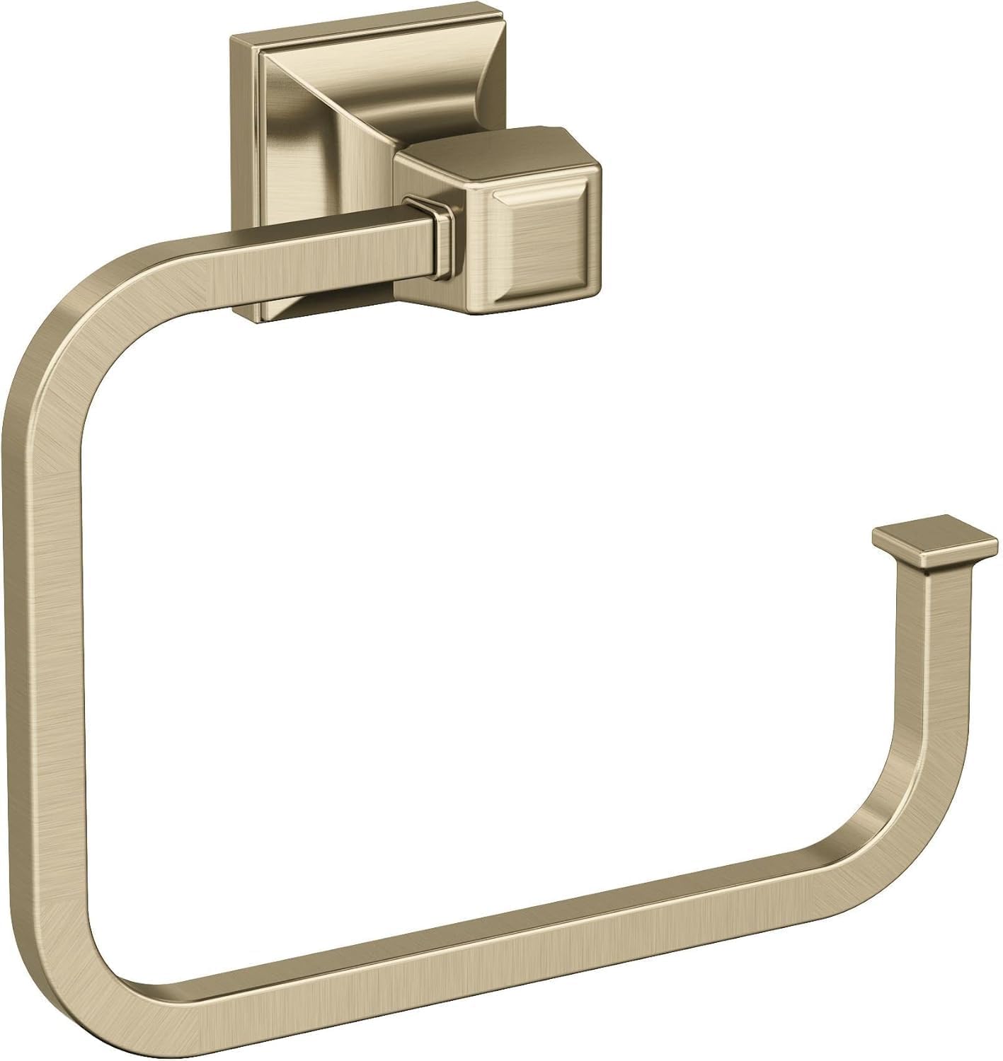 Amerock Mulholland Polished Nickel Open Towel Ring, BH36022PN