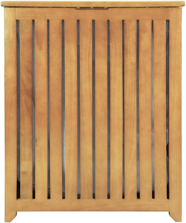 Oceanstar Spa-Style Bamboo Laundry Hamper