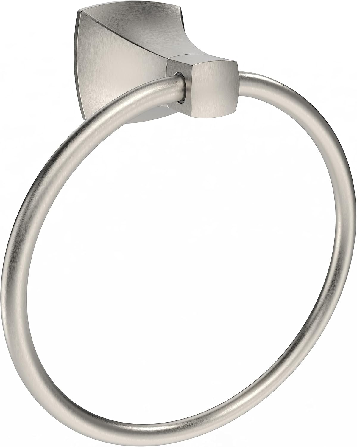 Hand Towel Holder for Bathroom Brushed Nickel Towel Ring Stainless Steel and Zinc Alloy Towel Hanger Wall Mount for Bath, Kitchen, 2 Pack