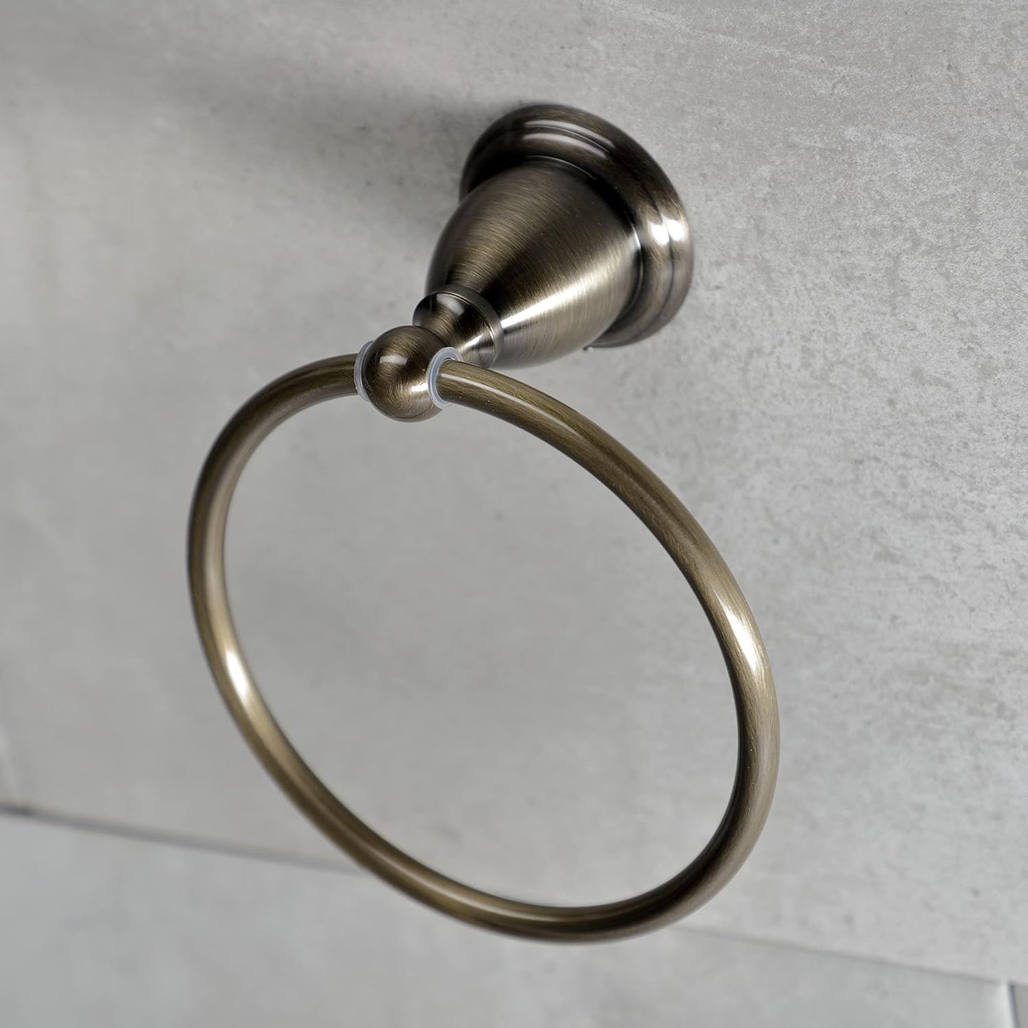 Kingston Brass BA1754PB Heritage Towel-Ring, 7-3/4" Length, Polished Brass