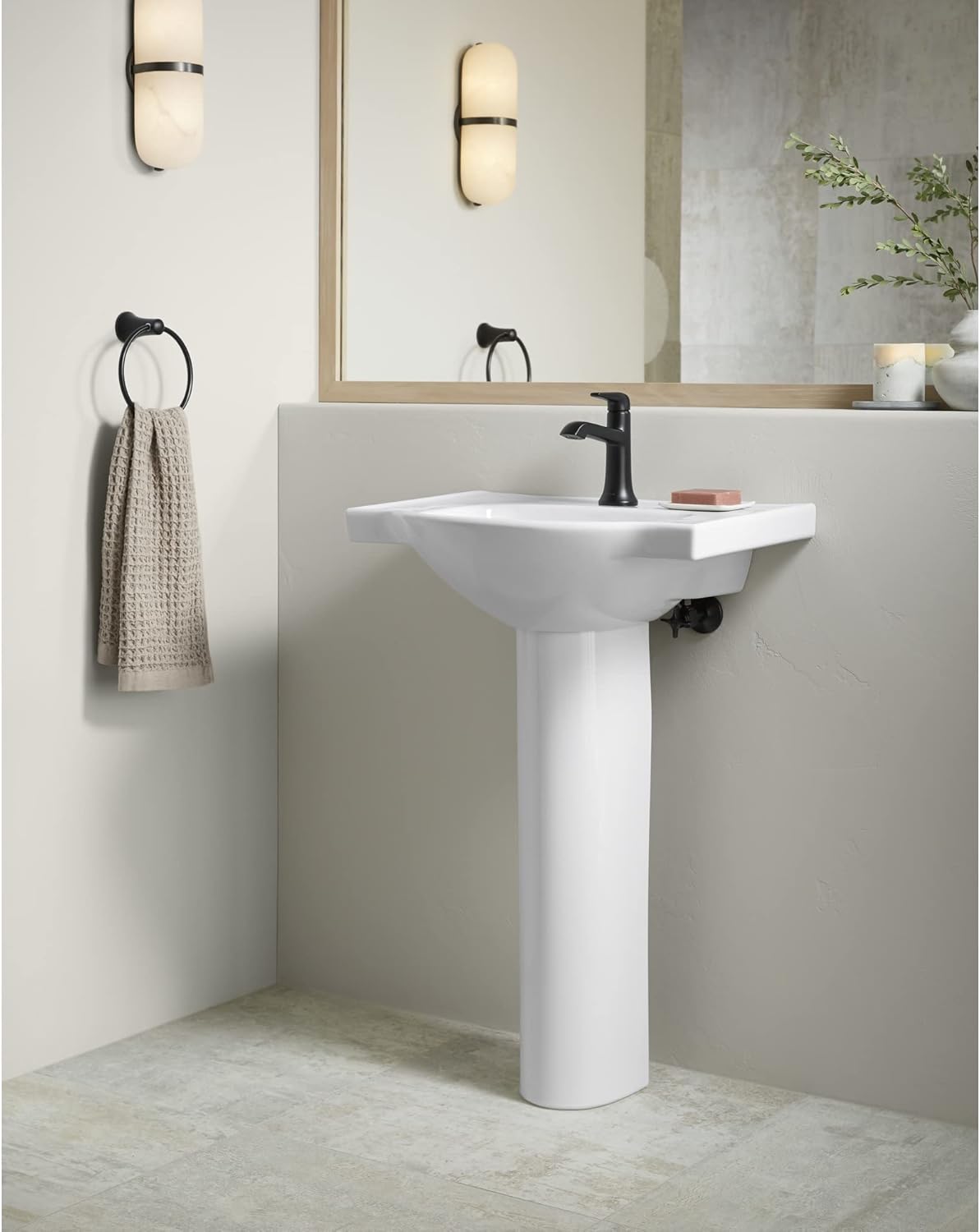 Kohler K-21955-BN Kohler K-21955 Tempered 6-7/8" Wall Mounted Towel Ring