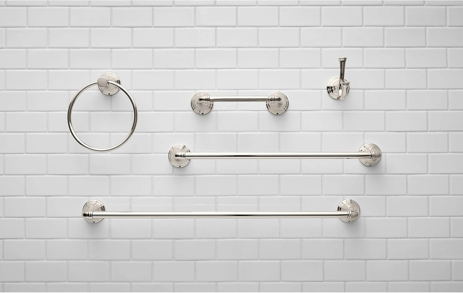 American Standard 7052210.013 Delancey Robe Hook, Polished Nickel