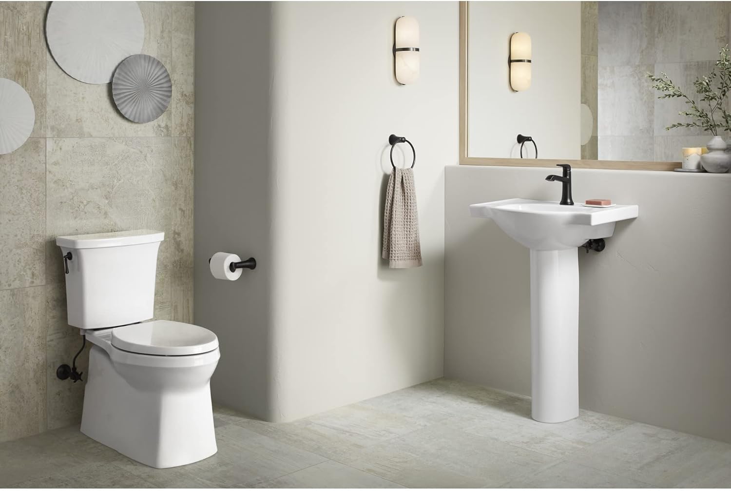 Kohler K-21955-BN Kohler K-21955 Tempered 6-7/8" Wall Mounted Towel Ring