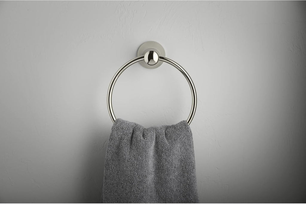 Kohler K-21955-BN Kohler K-21955 Tempered 6-7/8" Wall Mounted Towel Ring