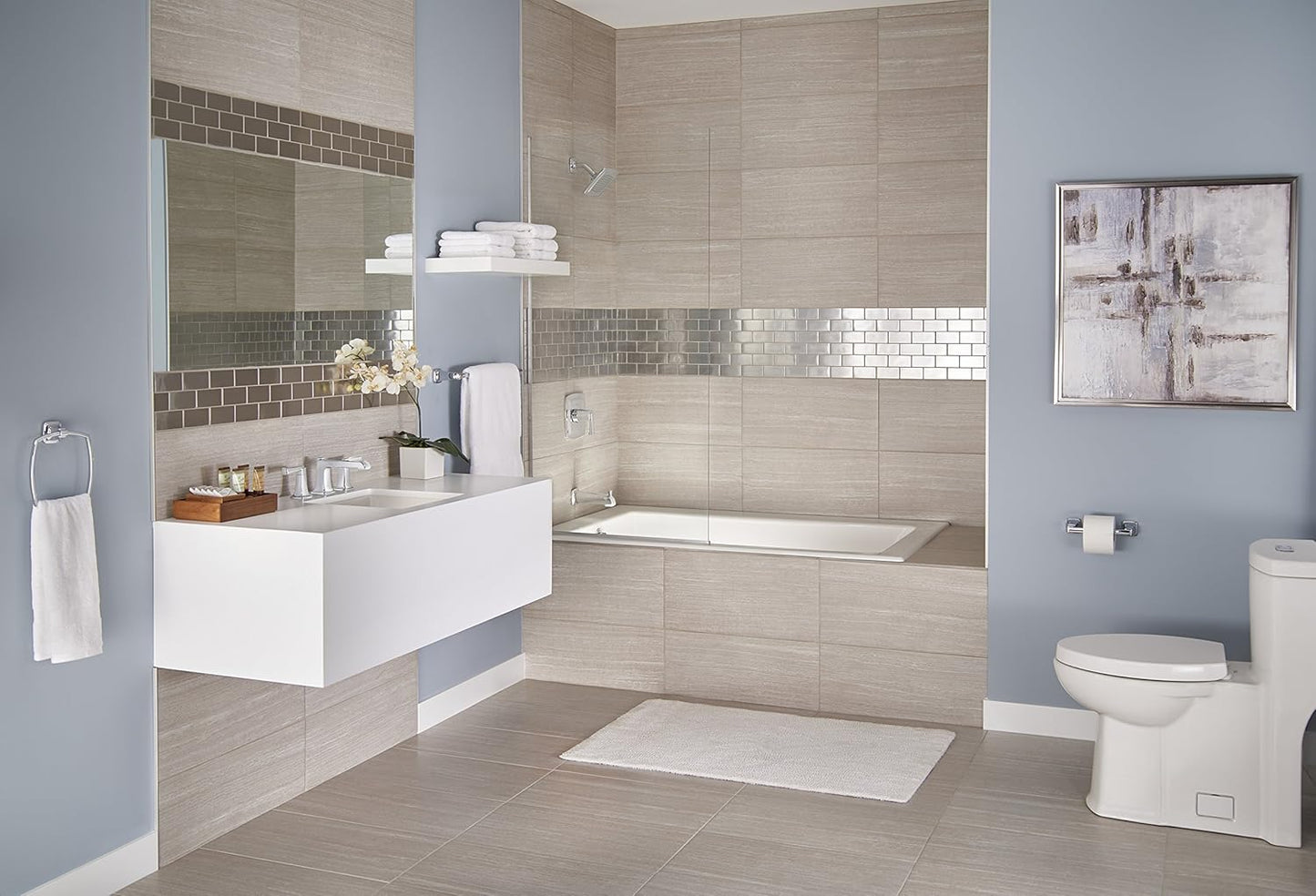 American Standard 7353190.002 Townsend -Towel Ring, Polished Chrome